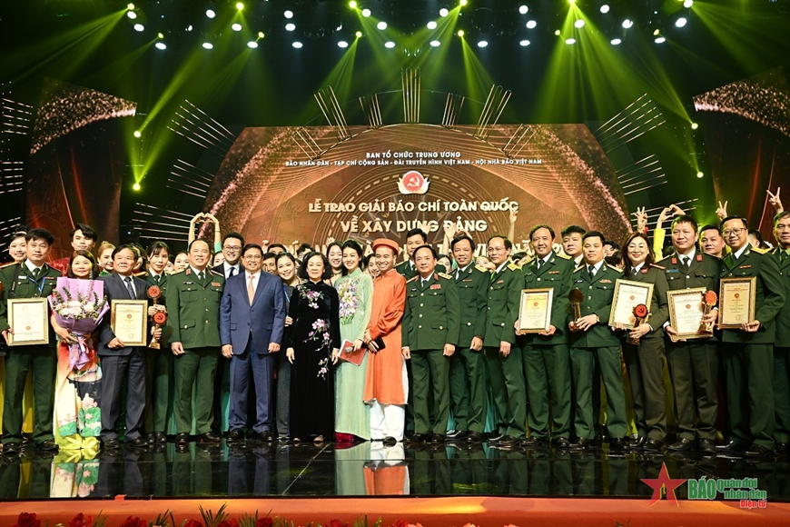 Lễ trao Giải Báo chí toàn quốc về xây dựng Đảng lần thứ VIII - năm 2023: Khẳng định giá trị, sức lan tỏa công tác xây dựng Đảng